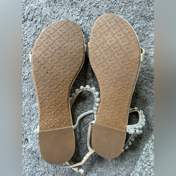 Badgley Mischka Women's Ankle-Strap Flat Sandal - Picture 8 of 9